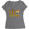 Lil Sister Women's Triblend Scoop T-shirt