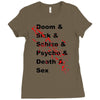 the heads Ladies Fitted T-Shirt