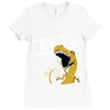 rawr means i love you Ladies Fitted T-Shirt