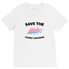 Save The Chubby Unicorns V-Neck Tee