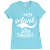 New Aunt 2018 Rokie Dept. Ladies Fitted T-Shirt