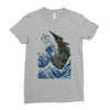 kaiju wave Ladies Fitted T-Shirt