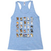 dabbing animals Racerback Tank
