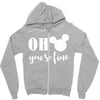 OH You Are so Fine Zipper Hoodie
