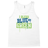 i bleed blue and green Tank Top
