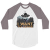 I Want To Leave 3/4 Sleeve Shirt