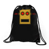 lmfao robot head Drawstring Bags