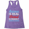 science is real Racerback Tank
