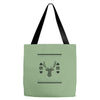 ugly deer christmas Tote Bags
