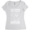 Veteran Don't Thank Me Thank My Grandpa Who Never Came Back Women's Triblend Scoop T-shirt