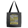 Legends Are Born In August Tote Bags