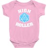 high roller 20 sided die Baby Onesie