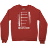 beard length chart Crewneck Sweatshirt