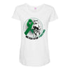 never stop fighting Maternity Scoop Neck T-shirt