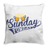 Sunday Funday Throw Pillow