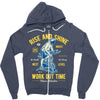 work out time Zipper Hoodie