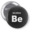 beryllium Pin-back button