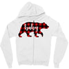 baby christmas bear Zipper Hoodie