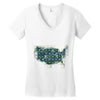 periodic table of the states Women's V-Neck T-Shirt