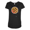 do not touch me Maternity Scoop Neck T-shirt