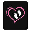 Baby Girl with Heart Any Name Customized Mousepad