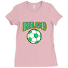 ireland soccer Ladies Fitted T-Shirt