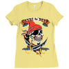 pirate loyal to none Ladies Fitted T-Shirt