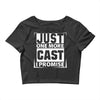 Just One More Cast I Promise Crop Top