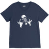 devil horns V-Neck Tee