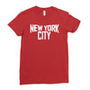 new york city ringer Ladies Fitted T-Shirt