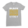 melanin african american woman Ladies Fitted T-Shirt