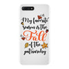 my favorite season is the fall of the patriarchy iPhone 7 Plus Case