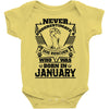 Never Underestimate Dog Rescuer Who Was Born January Baby Onesie
