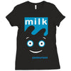 blur milk coffee and tv rock music band Ladies Fitted T-Shirt