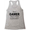 gamer baseball Racerback Tank