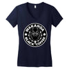 wakanda black coffee Women's V-Neck T-Shirt