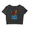 puppy power Crop Top