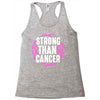 strong than cancer Racerback Tank