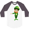 DABBİNG LEPRECHAUN 3/4 Sleeve Shirt