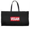 marvel logo parody vegan Weekender Totes