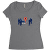 map marker death Women's Triblend Scoop T-shirt