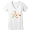 Survivor Of Uterine Cancer Women's V-Neck T-Shirt