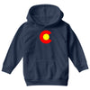 colorado flag Youth Hoodie