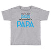 Only the Best Dads get Promoted to Papa Toddler T-shirt