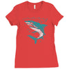 polygon shark Ladies Fitted T-Shirt
