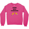 down with homework Crewneck Sweatshirt
