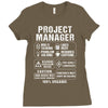 Project Manager Ladies Fitted T-Shirt