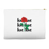 Love Rose Accessory Pouches