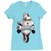 darkwing duck gizmoduck Ladies Fitted T-Shirt