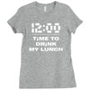 time to drink my lunch Ladies Fitted T-Shirt